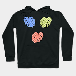 Checker Board Monstera Leaf bundle Hoodie